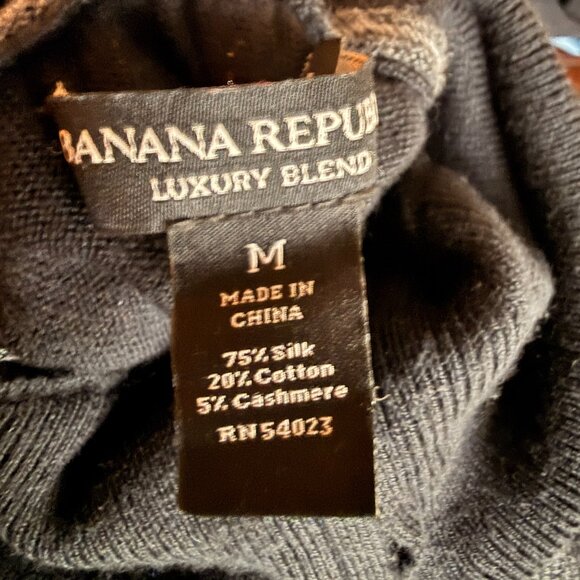 Banana Republic Luxury Blend Lightweight Full-zip Sweater, Men's Medium - Picture 4 of 4